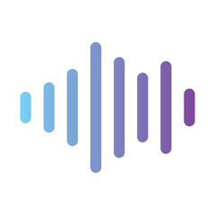 Sound icon with gradient