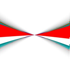 Abstract glittering light rays and lighting flare background. Beams pattern, colorful lines isolated on white background, stylized flag illustration. Banners, booklets, brochures, poster covers.