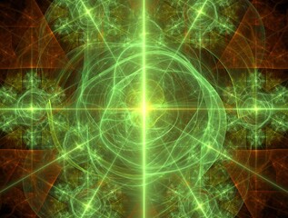 Imaginatory fractal background generated Image