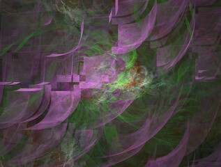 Imaginatory fractal background generated Image