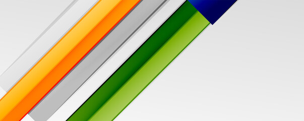 Multicolored lines background. Design template for business or technology presentations, internet posters or web brochure covers