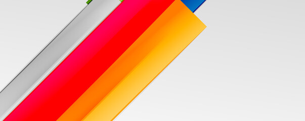 Multicolored lines background. Design template for business or technology presentations, internet posters or web brochure covers