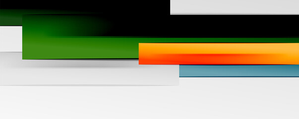 Multicolored lines background. Design template for business or technology presentations, internet posters or web brochure covers