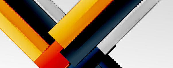 Color abstract lines trendy geometric background for business or technology presentation, internet poster or web brochure cover, wallpaper