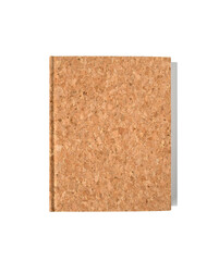 Object, recycle cover paper wine cork book on white background isolated and clipping path.Educate,...