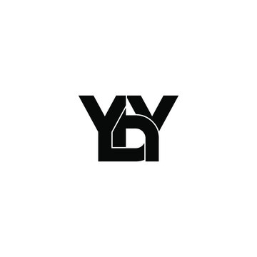 yby letter original monogram logo design