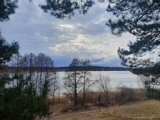 sunrise over the lake