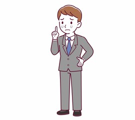 Obraz premium 人物全身斜め