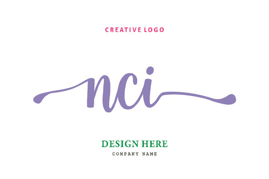 NCI lettering logo is simple, easy to understand and authoritative