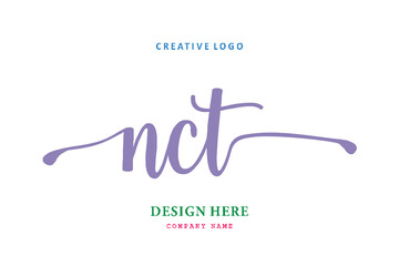 NCT lettering logo is simple, easy to understand and authoritative