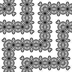 Design seamless zigzag decorative pattern