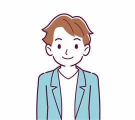 人物の正面