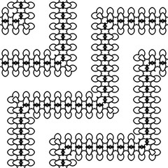 Design seamless zigzag decorative pattern