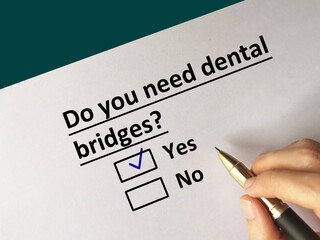 Questionnaire about dental procedure