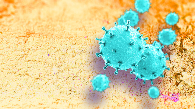 influenza coronavirus corvid 19 corona virus 2021 impfung strategie asian flu realistic bacteria microbe infection blood biology banner concept bacillus microorganism in closeup mutation makro impfen 