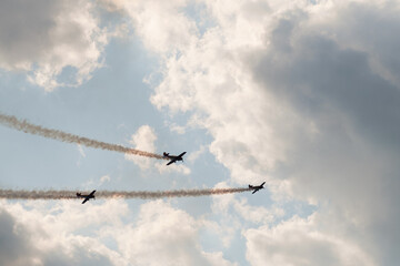 Airplane team flight