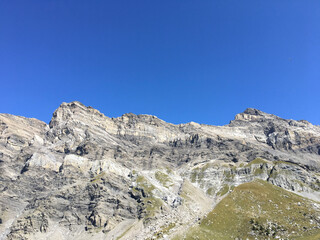 mountains in the snow