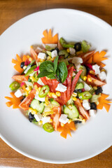 fresh and healthy mediterranean salad