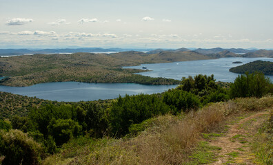 Fototapeta na wymiar Telascica Nature Park. Horizontal photo, island Dugi otok