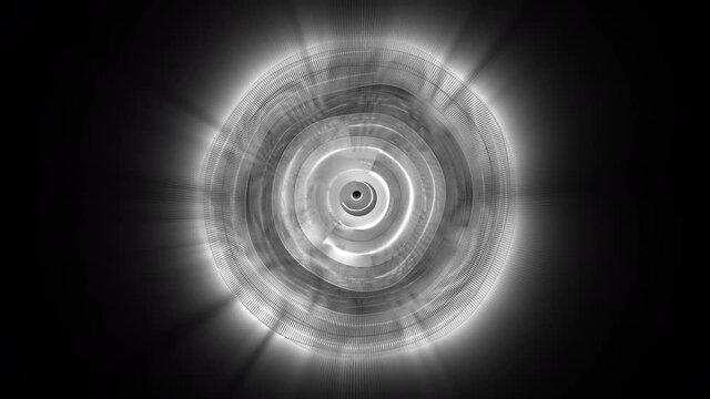  Abstract Black And White Circular Patterns 
