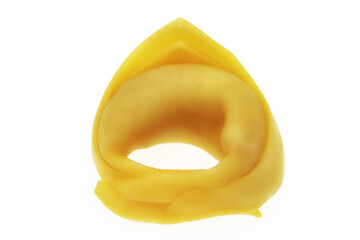 Handmade tortellino, typical cuisine of Emilia-Romagna, Italy