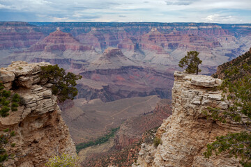Sweeping view of the Grand Canyon in Arizona