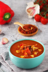 Traditional Hungarian meat stew - Goulash