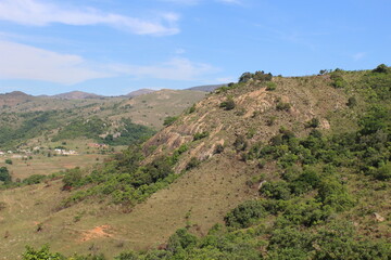 Sibebe second largest monolite rock in Eswatini, Swaziland, granite mountain