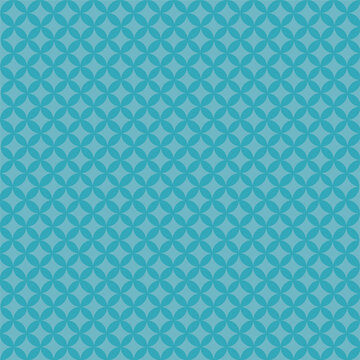 Geometric background made from circles, repeating elements, abstract seamless pattern, blue wallpaper