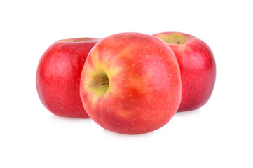 Fototapeta na wymiar Red apple isolated on white background.