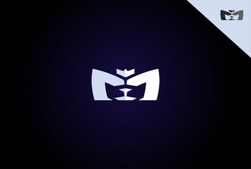 Letter M Lion King logo