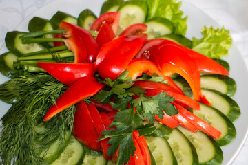 Healthy raw kale and quinoa salad with cranberry and almonds