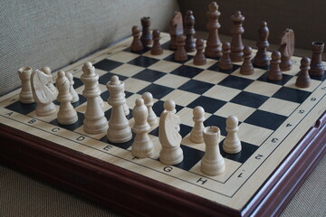 Chess is a two-player strategy board game played on a checkered board with 64 squares arranged in...