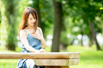 Naklejka premium 美しい日本女性