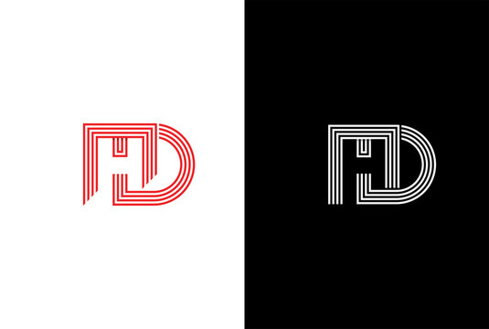 Modern Letter Mark HD logo, MD or MHD , this logo is easy to remember, clean , attractive, simple, professional and modern.