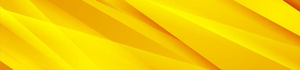 Bright yellow glossy stripes abstract vector background