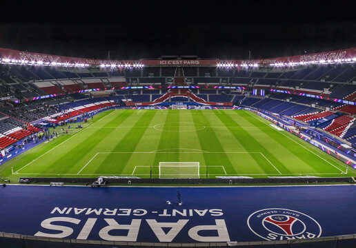 Le Parc des Princes stadium. Paris - October 2020