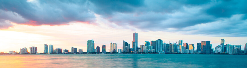 Miami USA Skyline panorama