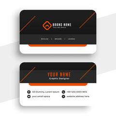 professional creative business card template design
