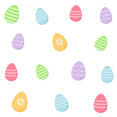 Eggs pattern. Happy Easter texture