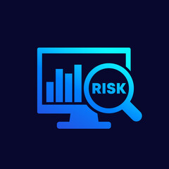 risk assessment icon for web