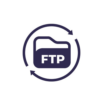 ftp icon, transfer, upload to server
