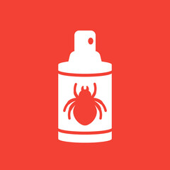 pesticide spray, insecticide icon, vector