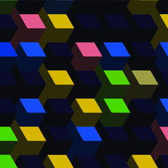  Geometric vector pattern with triangular elements. abstract ornament for wallpapers and backgrounds.
