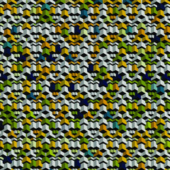  Geometric vector pattern with triangular elements. abstract ornament for wallpapers and backgrounds.
