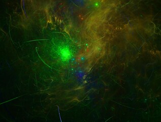 Imaginatory fractal background generated Image