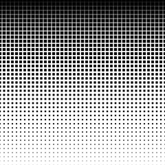 Abstract halftone dotted background. Monochrome pattern with square. Vector modern futuristic texture for posters, sites, business cards, postcards, interior design, labels and stickers.