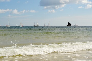 Żaglówki w Zatoce Gdańskiej, Baltic Sail © Dominika