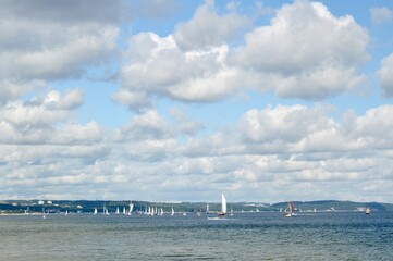 Żaglówki w Zatoce Gdańskiej, Baltic Sail © Dominika