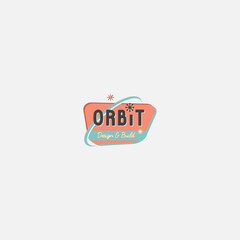 orbit retro design vintage 1960 logo